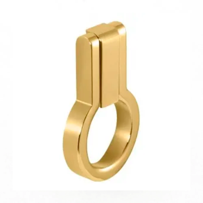 Puxador Ponto Antique Dourado Brilhante – Zen Design