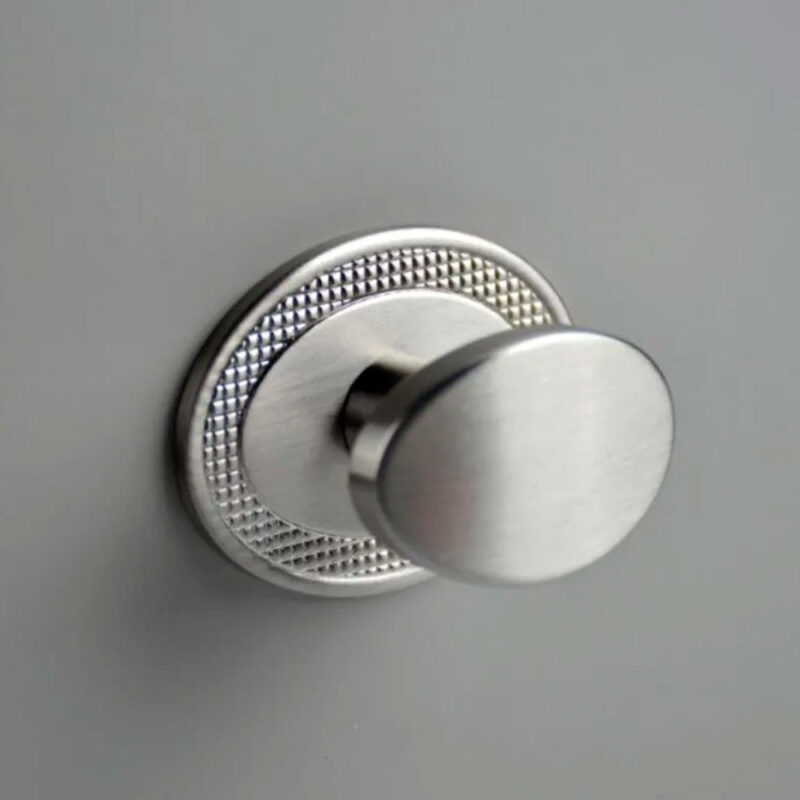 Puxador Beetle com Base Granada Escovado – Zen Design